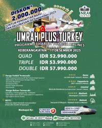 Umroh Plus Turkey 13 Hari